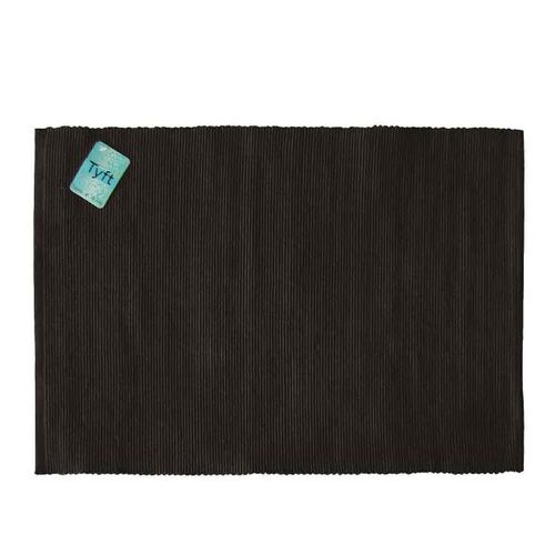 Lugar americano Yoi Tyft 50x35cm preto Lugar americano Yoi Tyft 50x35cm preto