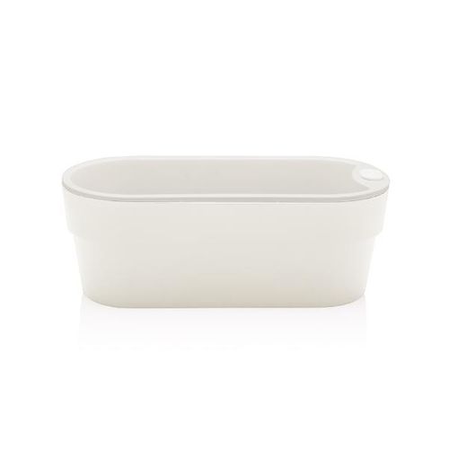 Vaso oval autoirrigável Ou Plantar bege Vaso oval autoirrigável Ou Plantar bege