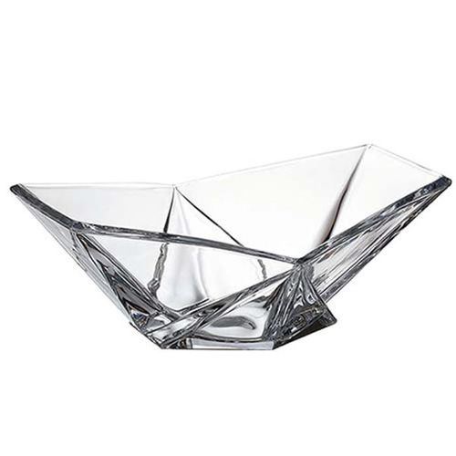 Centro de mesa em vidro Studio Crystal Origami 28cm