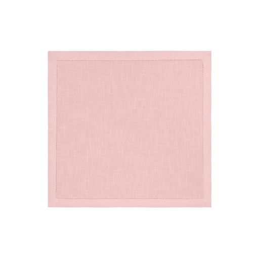 Guardanapo em algodão Copa&Cia Coloratta Ponto Ajour 50x50cm rosa