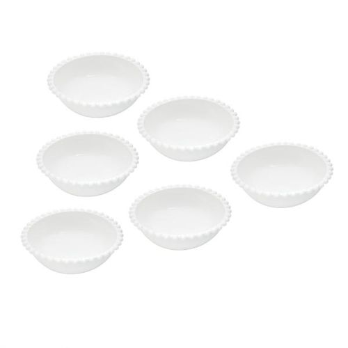 Jogo de bowl em porcelana bon Gourmet 11x4cm 6 peças branco