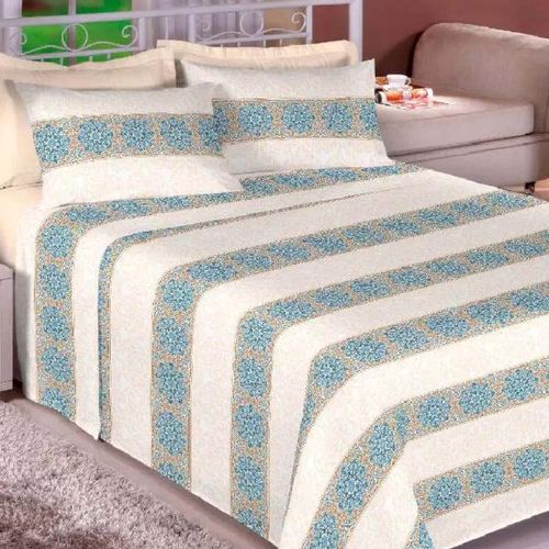 Jogo de cama duplo com elástico 7415 DMI king estampado Jogo de cama duplo com elástico 7415 DMI king estampado