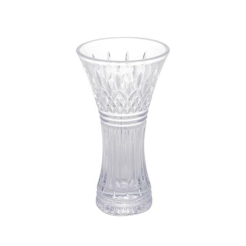 Vaso em cristal Wolff Lys 16x30cm incolor