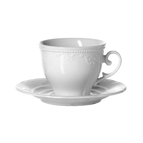 Xícara para chá em porcelana Mesatua Sense 180ml branco