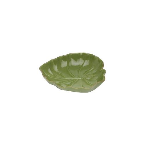 Folha decorativa de cerâmica Lyor 16,2x15,5cm verde