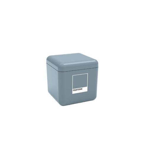 Porta-Algodão e cotonetes Coza Cube 8,5cm azul
