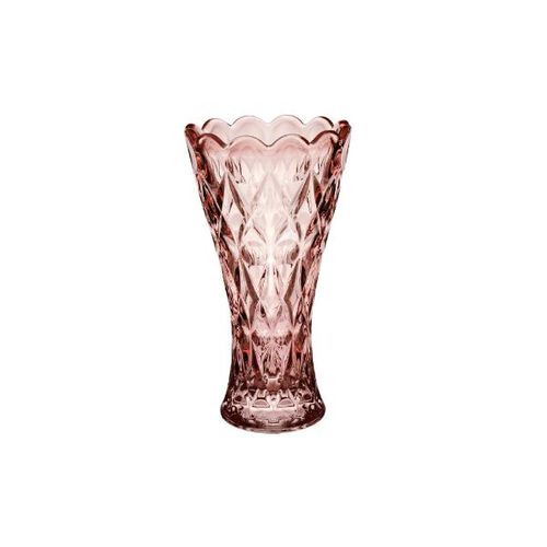 Vaso em cristal Wolff Angel 8x14cm rosa