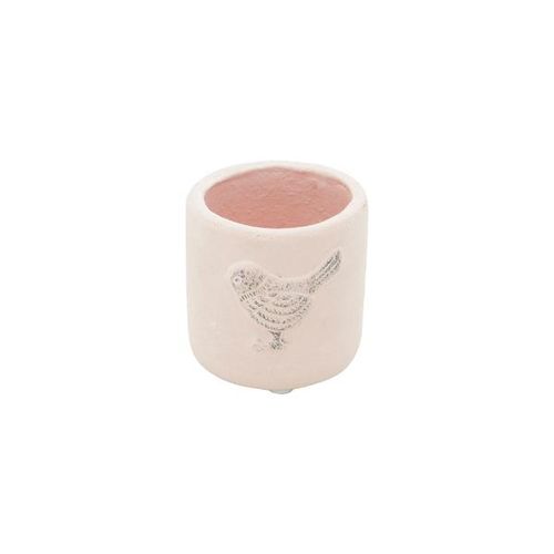 Vaso em cerâmica Urban Bird pequeno rosa