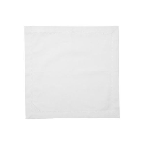 Jogo de guardanapo algodão Bon Gourmet Ajour 2 peças 40x40cm branco