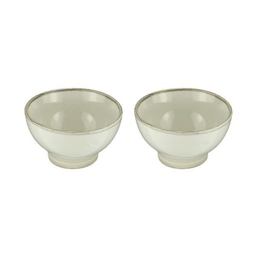 Jogo de bowls em porcelana Bon Gourmet Good Vibes 490ml 2 peças