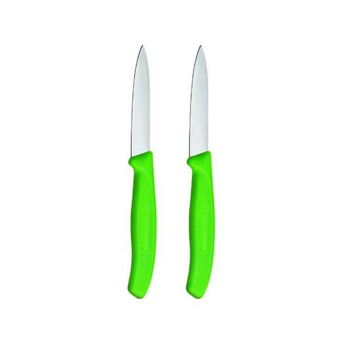 Jogo de facas para descascar Victorinox Swiss Classic 2 peças 8cm verde