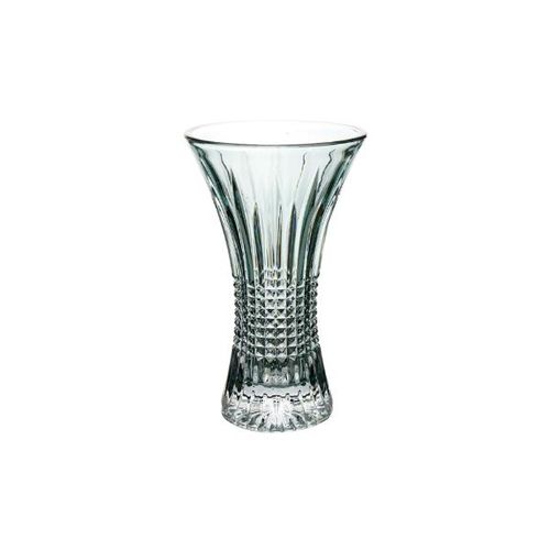 Vaso em cristal Wolff Queen 15x10x24cm verde