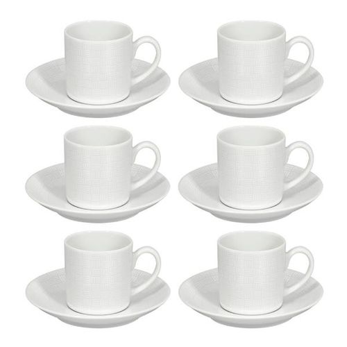 Jogo de xícaras de café Vista Alegre 6 peças branco