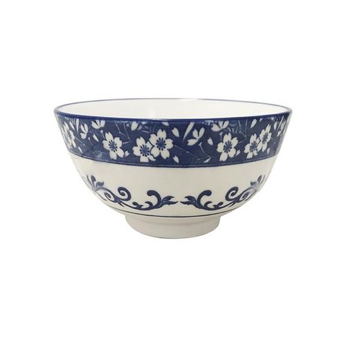 Bowl em porcelana Lyor Blue Garden 15x7,5cm