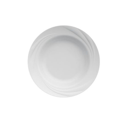 Prato fundo em porcelana Germer Moinho 23,5cm branco