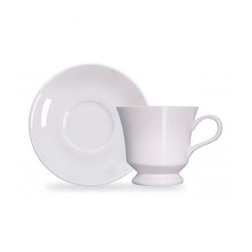 Xícara para chá em Porcelana Germer Capri 190ml branca