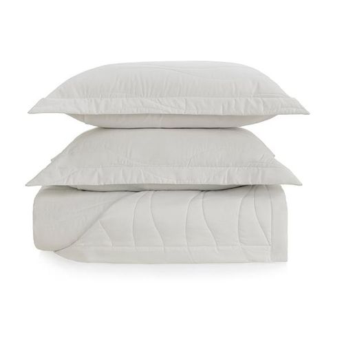 Colcha Trussardi Novara 300 fios King 2,90mx2,50m Branco