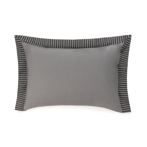 Fronha Trussardi Scarpe 200 fios 50cmx70cm Ardósia/Nero Fronha Trussardi Scarpe 200 fios 50cmx70cm Ardósia/Nero