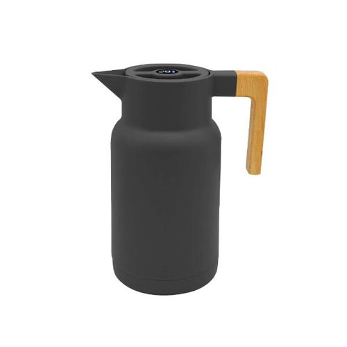 Garrafa térmica em plástico Dynasty Coffeeshop 1 litro preta