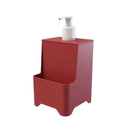 Dispenser para detergente esponja Stolf Smile 650ml vermelho
