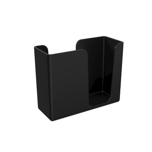 Porta-guardanapos em plástico Coza Uno 13,6x5,3x10,4cm preto