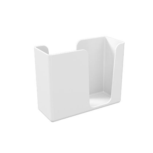 Porta-guardanapos em plástico Coza Uno 13,6x5,3x10,4cm branco