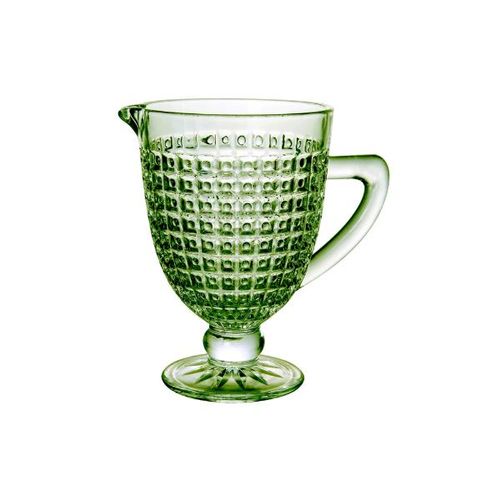 Jarra em vidro com pé L'Hermitage Chevalier 1 litro verde