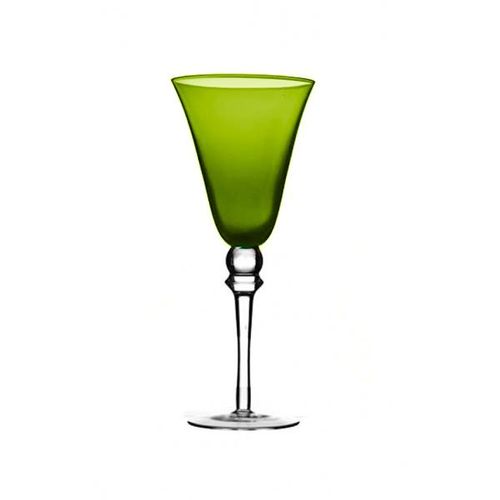 Taça para água em vidro Montarte verde AA0909-2/VD