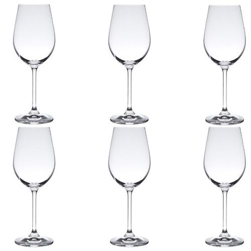 Jogo de taças para vinho branco em cristal ecológico Bohemia Gastro 6 peças 350ml