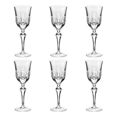 Jogo de tacas vinho branco em cristal Strauss Clássicos 237.055 6 peças 310ml