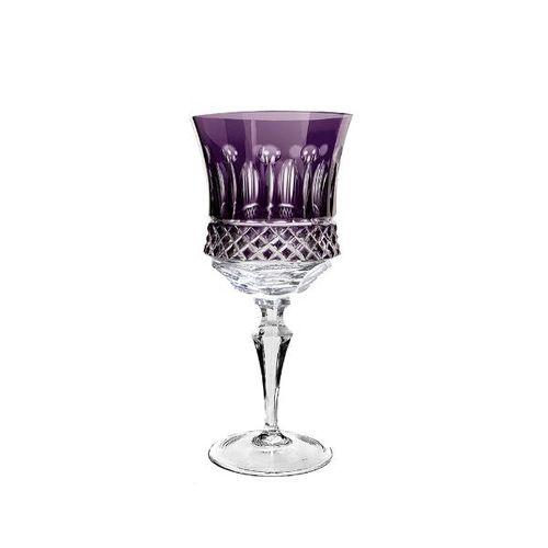 Taça vinho branco em cristal Strauss Overlay 119.069 330ml ametista