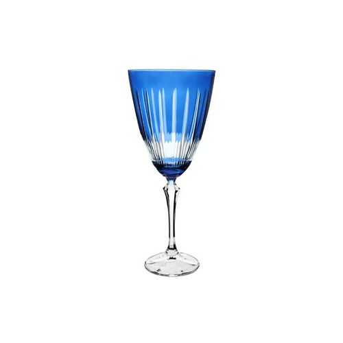 Taça para água em cristal L'Hermitage Elizabeth 350ml azul