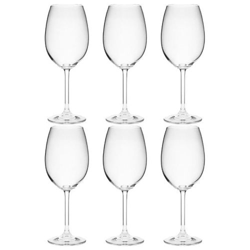 Jogo de taças de cristal para vinho tinto Banquet Degustation 450ml 6 peças