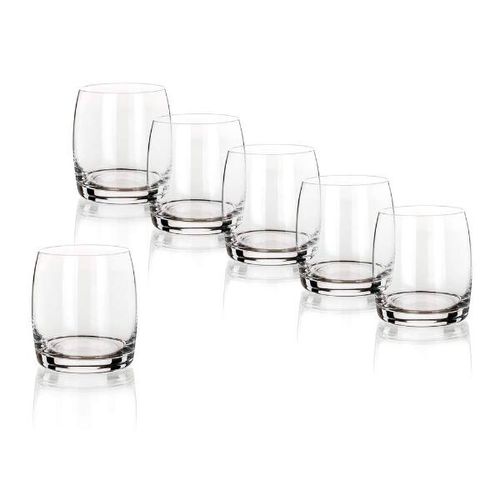 Jogo de copos para whisky de cristal Banquet Leona 280ml 6 peças
