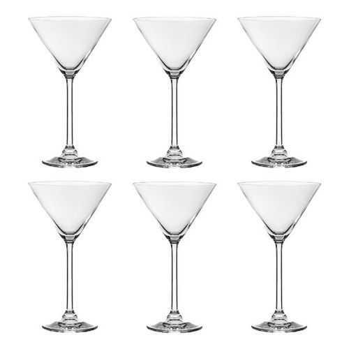 Jogo de taças martini de cristal Banquet Veronica 150ml 6 peças