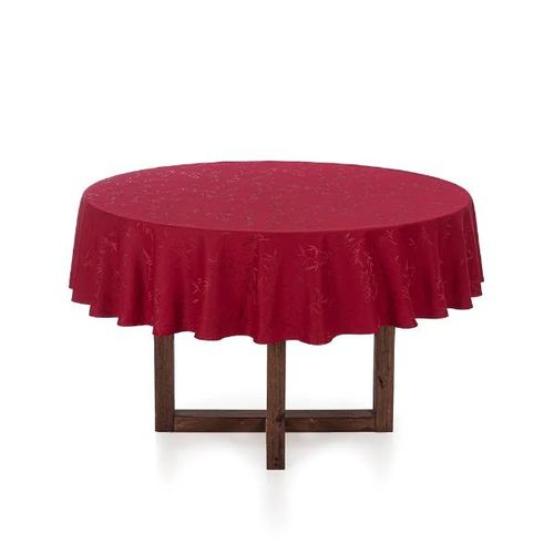 Toalha de mesa redonda Karsten Veríssimo 178cm vermelho
