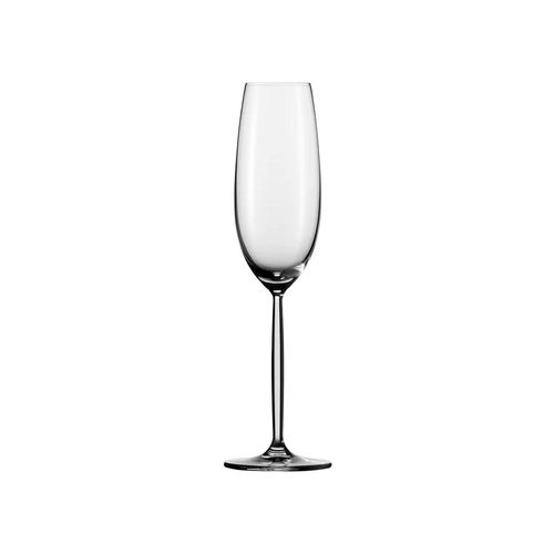 Taça para champanhe prosseco em cristal titânio Schott Diva 219ml