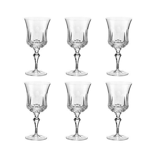Jogo de tacas vinho branco em cristal Strauss Clássicos 119.055 6 peças 330ml