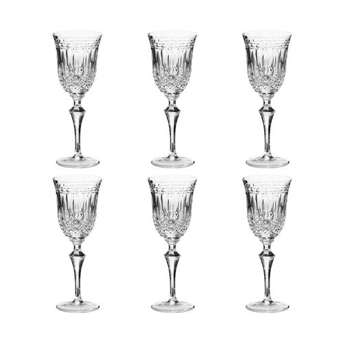 Jogo de tacas vinho branco em cristal Strauss Clássicos 237.068 6 peças 310ml