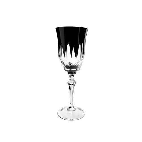 Taça vinho tinto em cristal Strauss Overlay 237.055 350ml preta