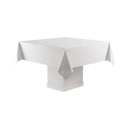 Toalha de mesa Karsten Sienna 1,80mx1,80m branca