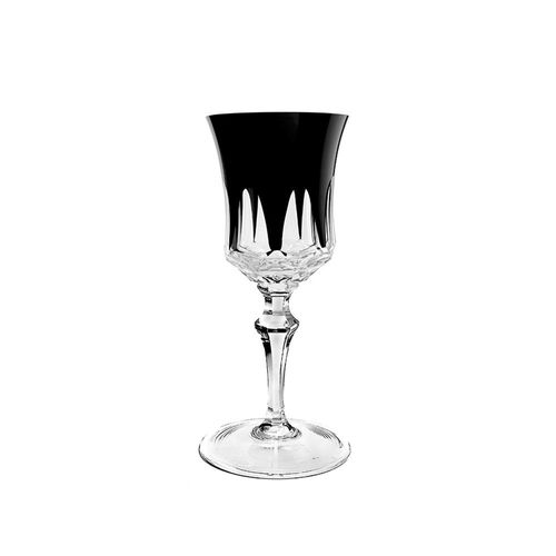 Taça vinho branco em cristal Strauss Overlay 119.055 330ml preta