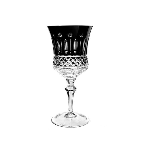 Taça vinho tinto em cristal Strauss Overlay 119.069 360ml preta