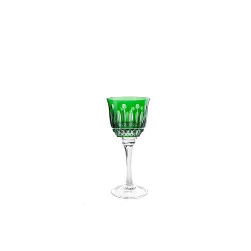 Taça licor em cristal Strauss Overlay 225.069 60ml verde escuro