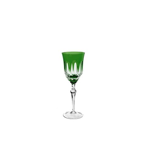 Taça licor em cristal Strauss Overlay 237.055 110ml verde escuro