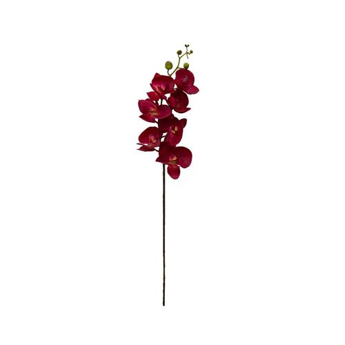 Orquídea em silicone Brilliance 70cm vermelho