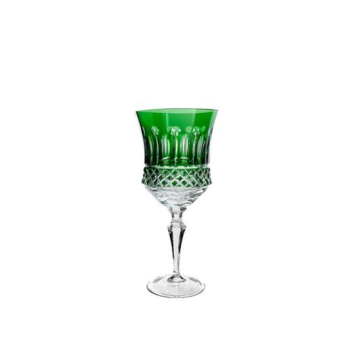 Taça licor em cristal Strauss Overlay 119.069 80ml verde escuro