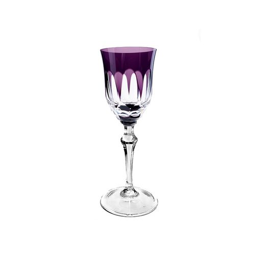 Taça vinho tinto em cristal Strauss Overlay 237.055 350ml ametista