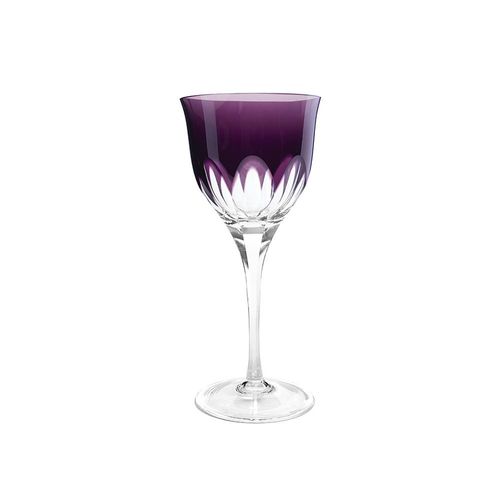 Taça vinho tinto em cristal Strauss Overlay 225.045 370ml ametista