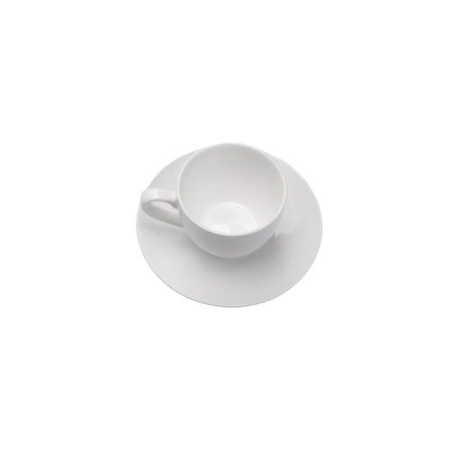 Xícara de café com píres em porcelana Lyor Clean 100ml